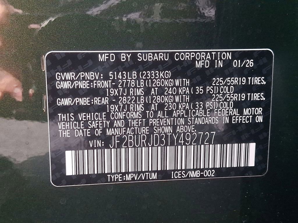 New 2026 Subaru Outback Touring XT AWD/4WD image 18