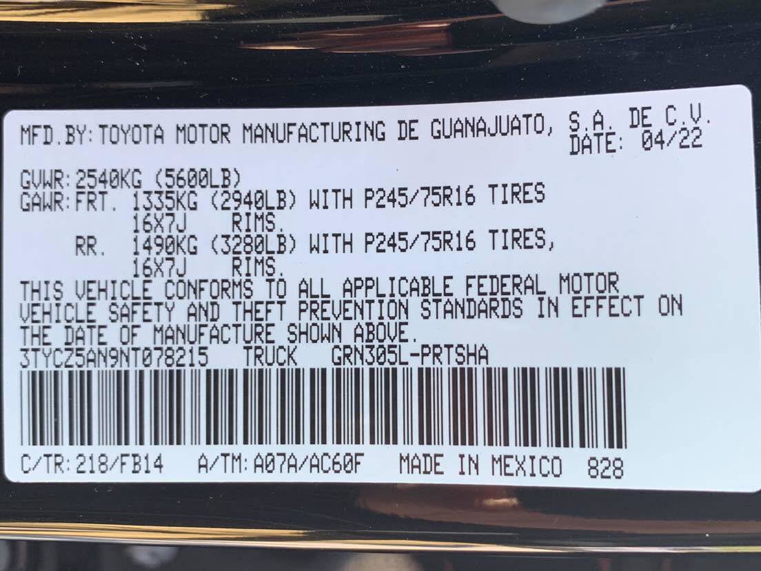 Used 2022 Toyota Tacoma SR AWD/4WD image 36