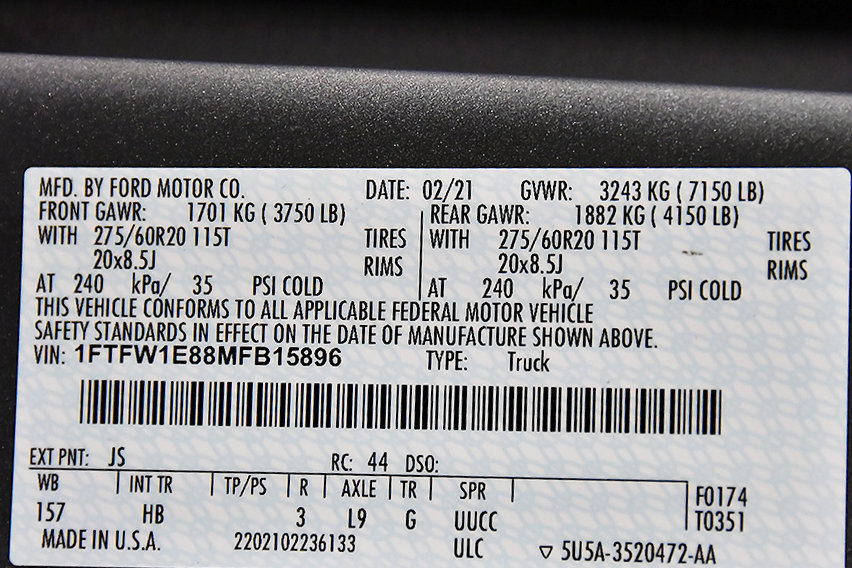 Used 2021 Ford F150 Lariat w/ Equipment Group 502A High AWD/4WD image 18