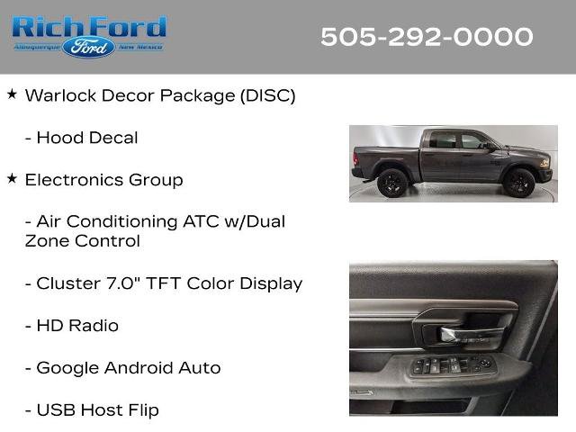 Used 2021 RAM 1500 Classic Warlock w/ Electronics Group image 23