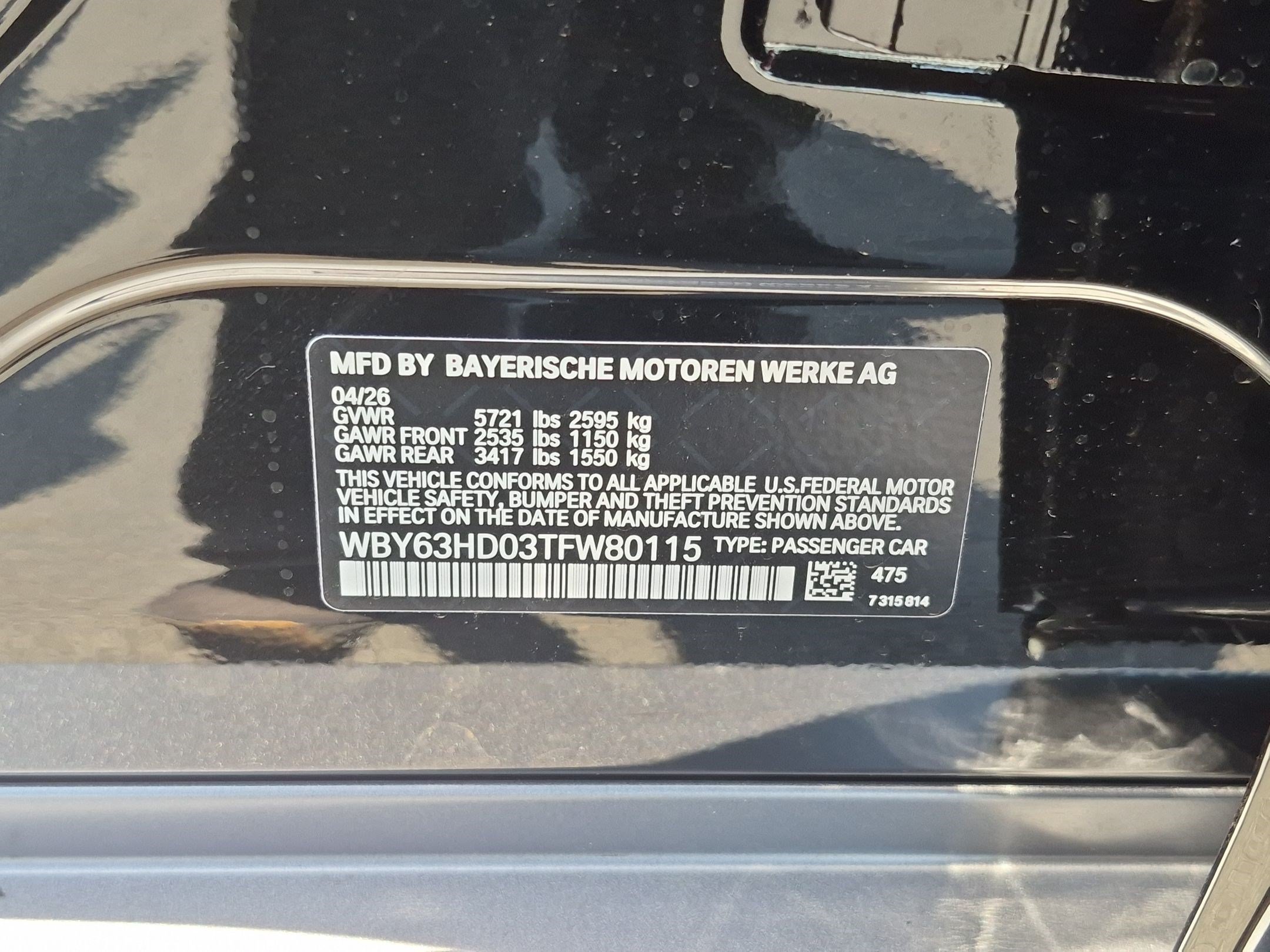 New 2026 BMW i4 eDrive40 w/ Parking Assistance Package RWD image 36