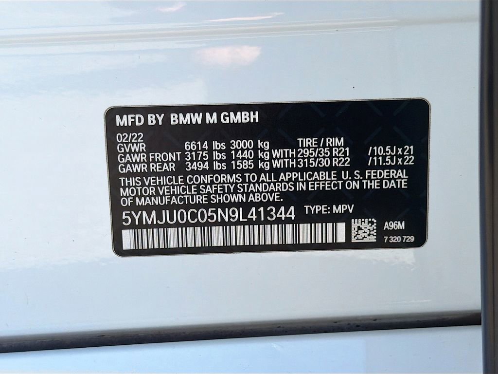 Used 2022 BMW X5 M w/ Executive Package image 45