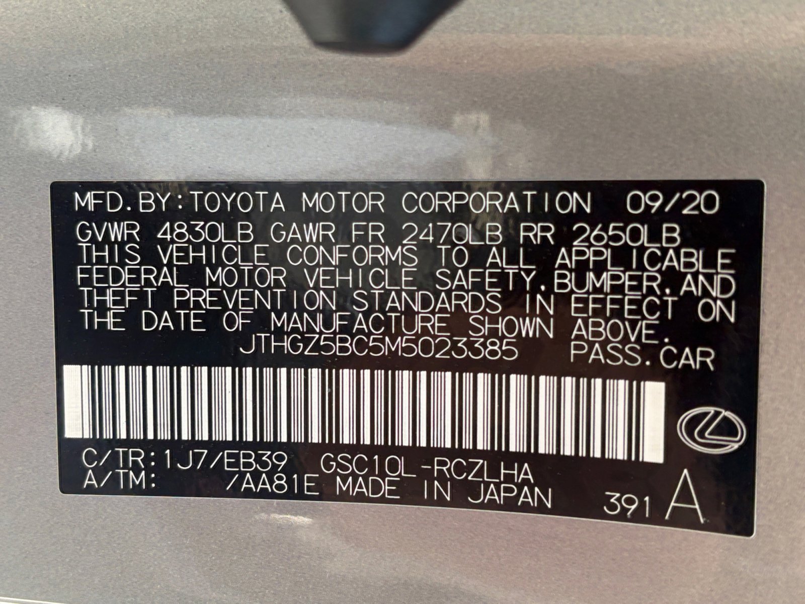 Used 2021 Lexus RC 350 F Sport RWD image 36