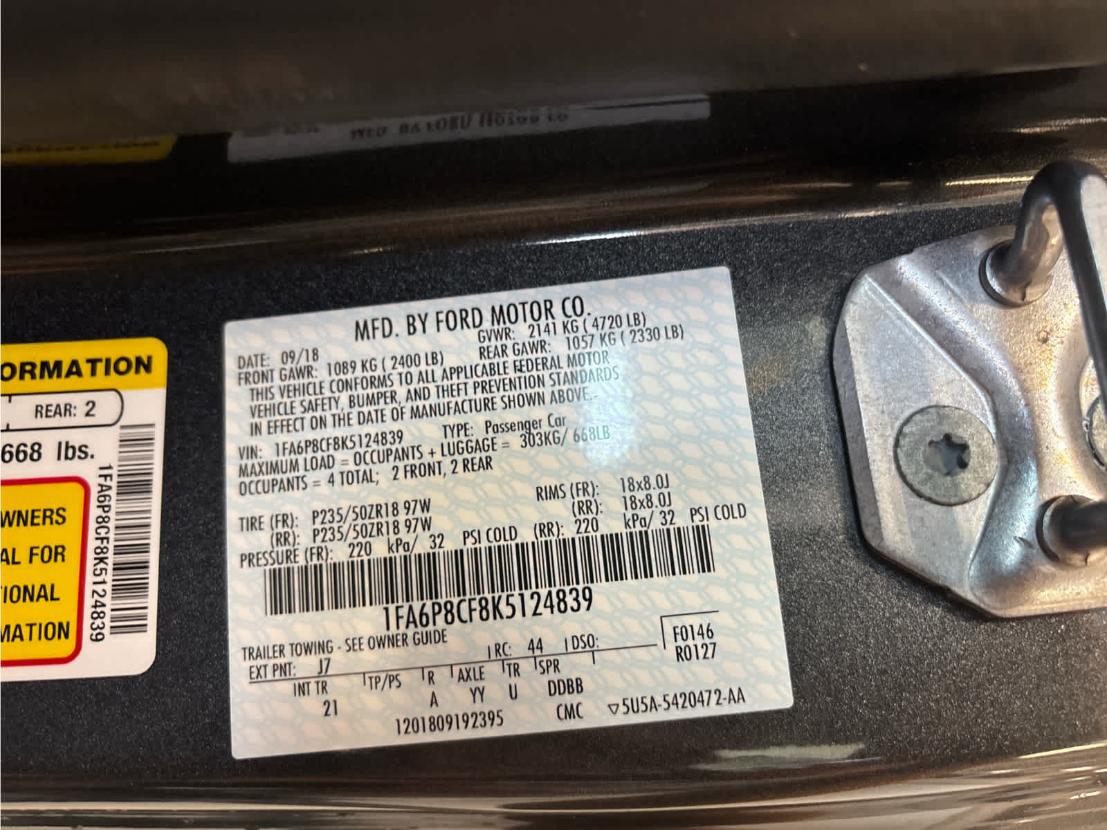 Used 2019 Ford Mustang GT RWD image 26