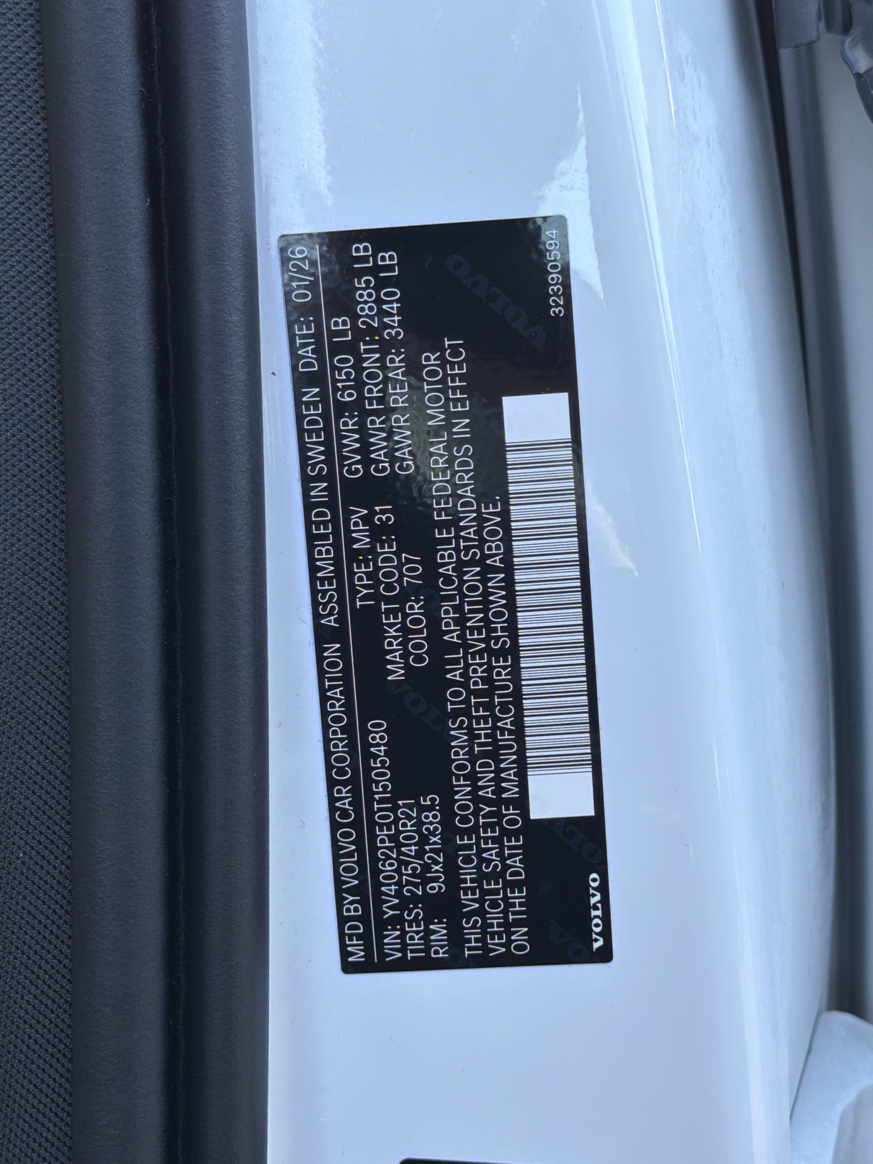 Certified 2026 Volvo XC90 B6 Plus AWD/4WD image 38