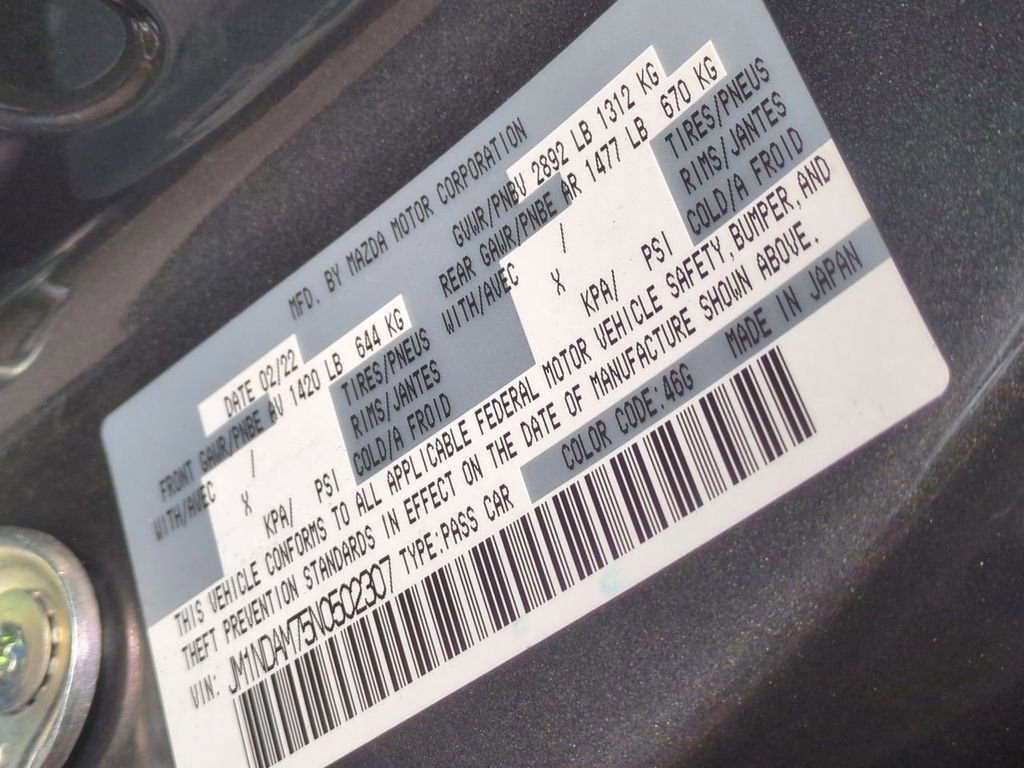 Certified 2022 MAZDA MX-5 Miata RF Grand Touring w/ Weather Package image 27