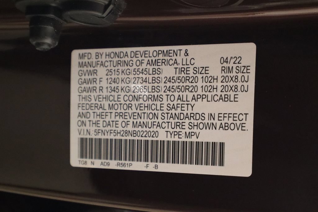 Used 2022 Honda Pilot Special Edition image 40