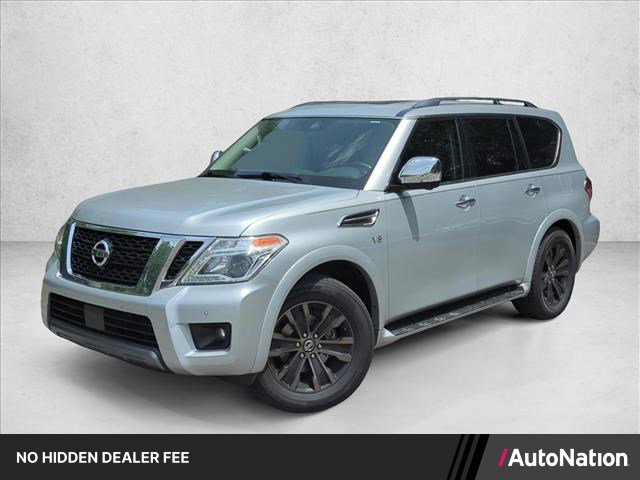Used 2020 Nissan Armada Platinum w/ Captain's Chairs Package RWD video 1
