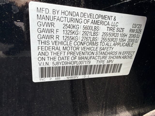 Certified 2023 Acura MDX FWD w/ Technology Package image 10