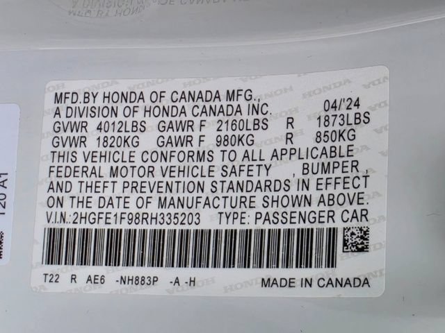 Used 2024 Honda Civic Touring image 34