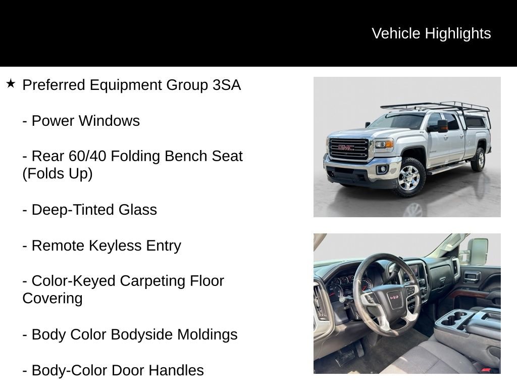 Used 2015 GMC Sierra 3500 SLE w/ SLE Preferred Package AWD/4WD image 5