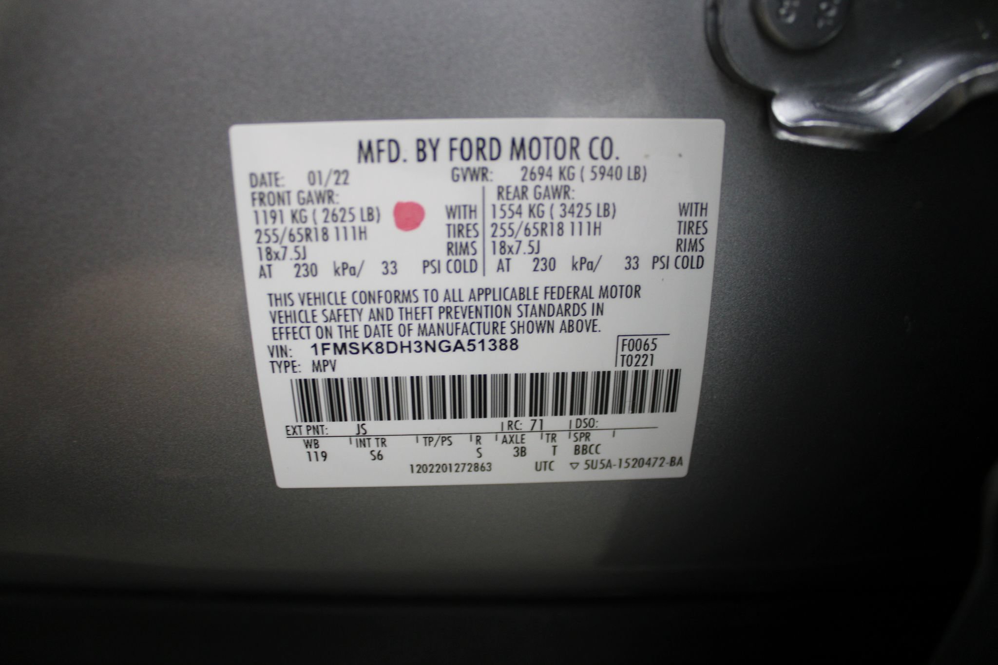 Used 2022 Ford Explorer XLT w/ Equipment Group 202A AWD/4WD image 45