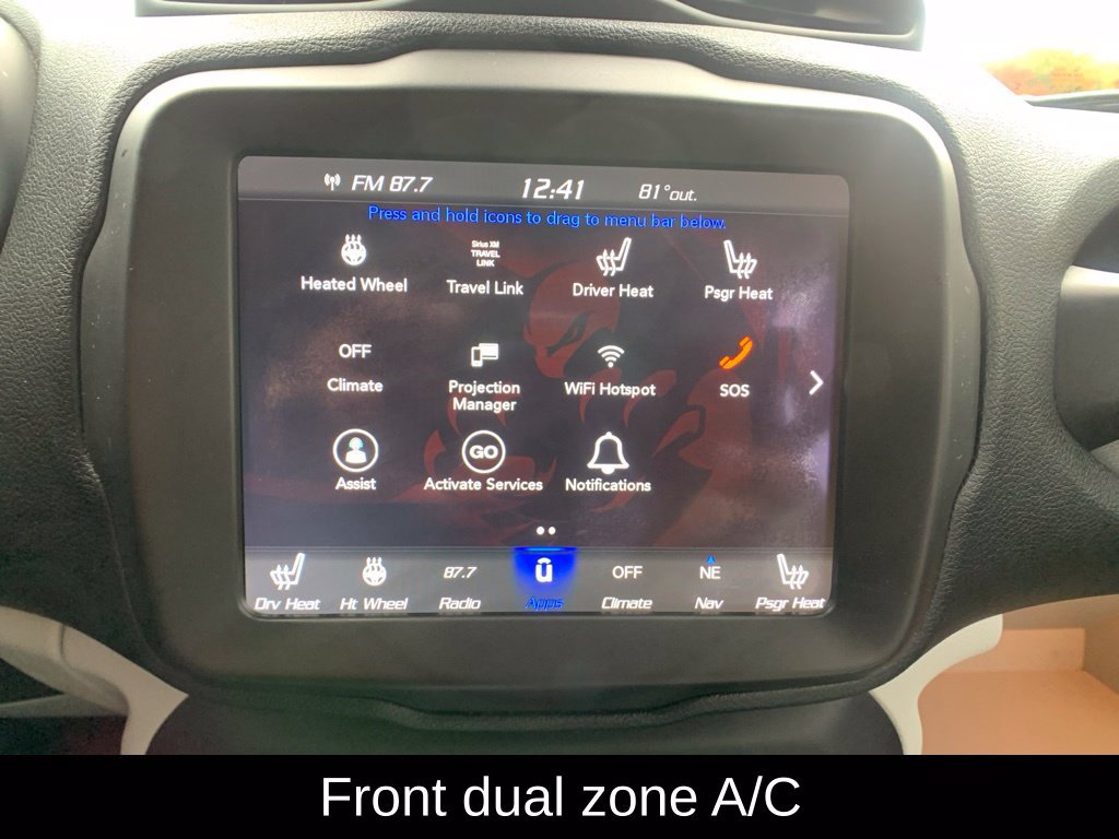 Used 2019 Jeep Renegade Limited w/ UConnect 8.4 Nav Group AWD/4WD image 19