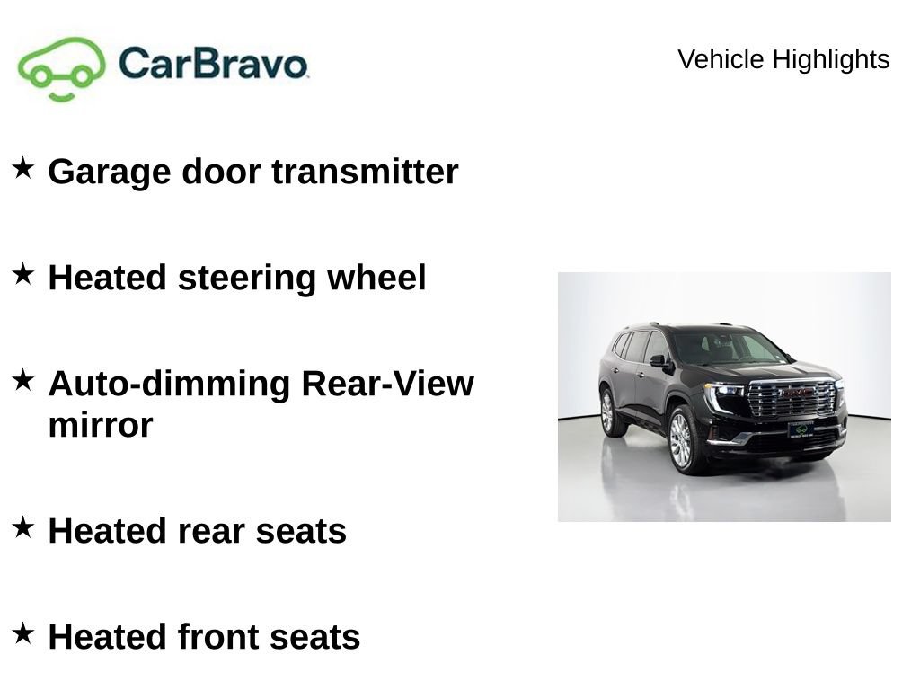 Certified 2024 GMC Acadia Denali w/ Super Cruise Package AWD/4WD image 10