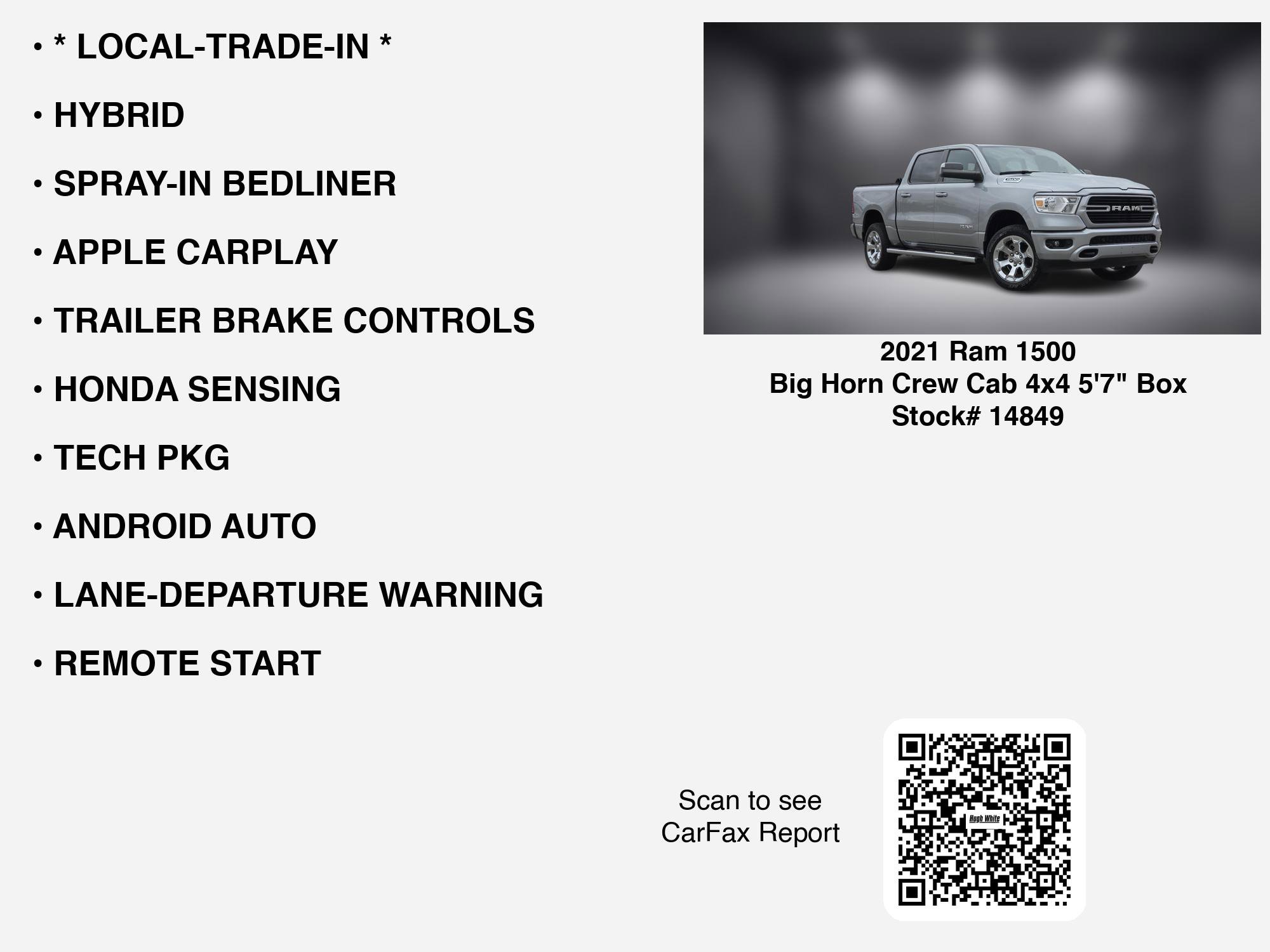 Used 2021 RAM 1500 Big Horn image 7