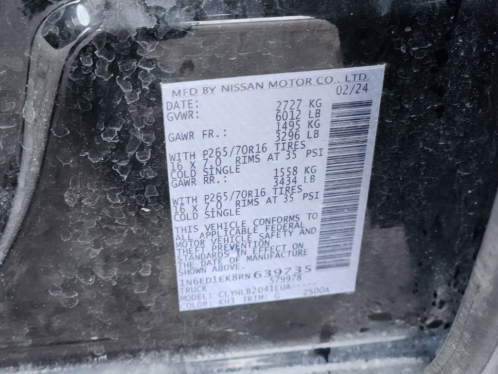 Used 2024 Nissan Frontier SV image 32