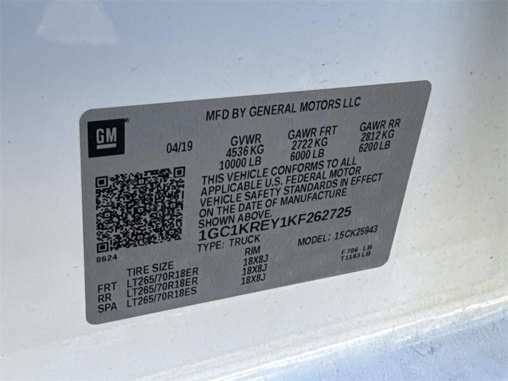 Used 2019 Chevrolet Silverado 2500 W/T w/ WT Convenience Package image 28