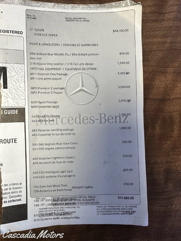 Used 2017 Mercedes-Benz C 300 4MATIC Coupe image 2