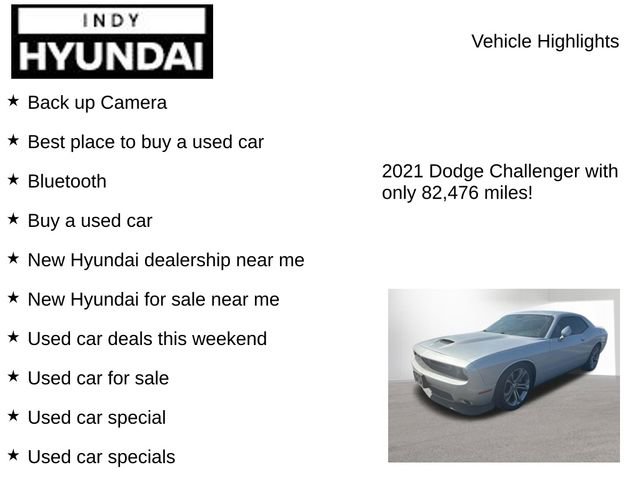 Used 2021 Dodge Challenger GT w/ Plus Package RWD image 8