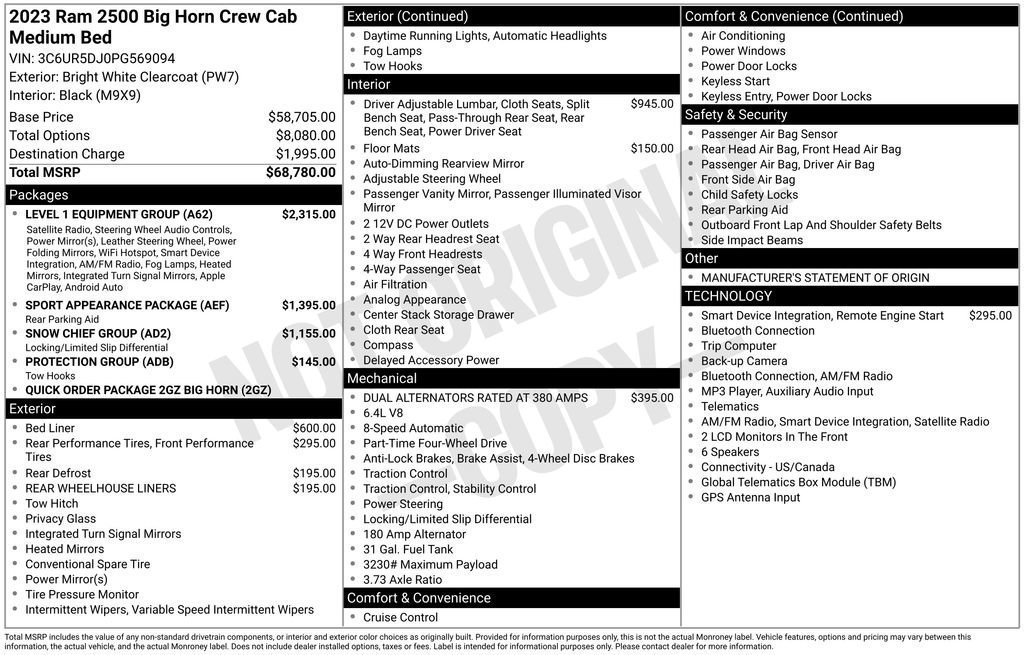 Used 2023 RAM 2500 Big Horn w/ Level 1 Equipment Group AWD/4WD image 22