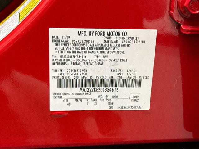 Used 2020 Ford EcoSport Titanium FWD image 11