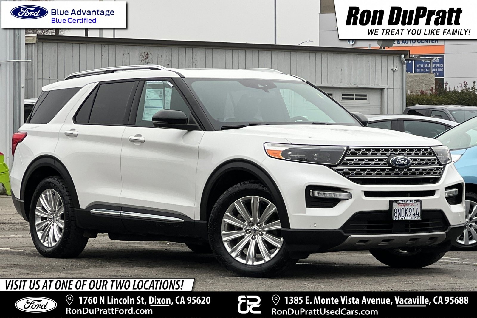 Certified 2020 Ford Explorer Limited w/ Class III Trailer Tow Package