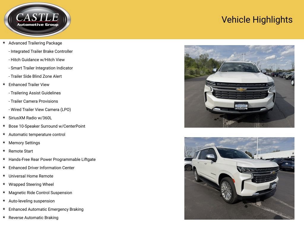 Used 2023 Chevrolet Suburban Premier w/ Premium Package AWD/4WD image 10