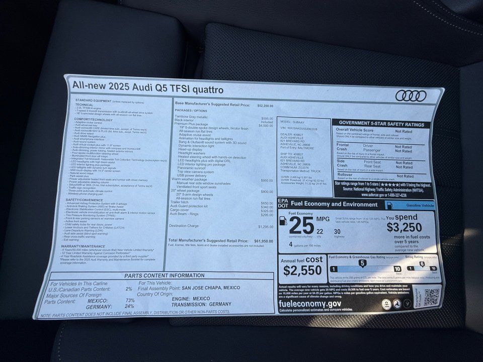 New 2025 Audi Q5 Premium Plus image 34