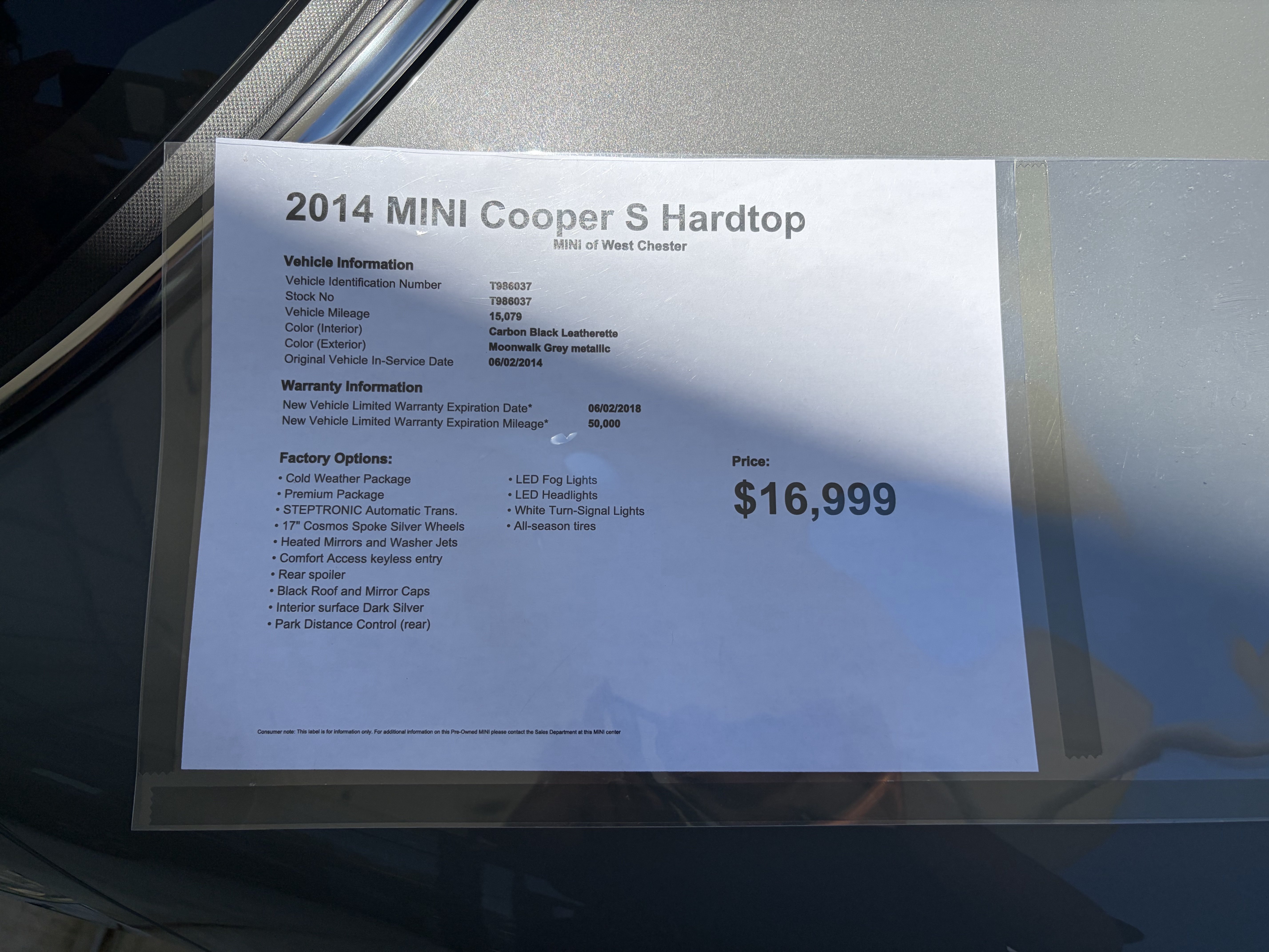 Used 2014 MINI Cooper S FWD image 14