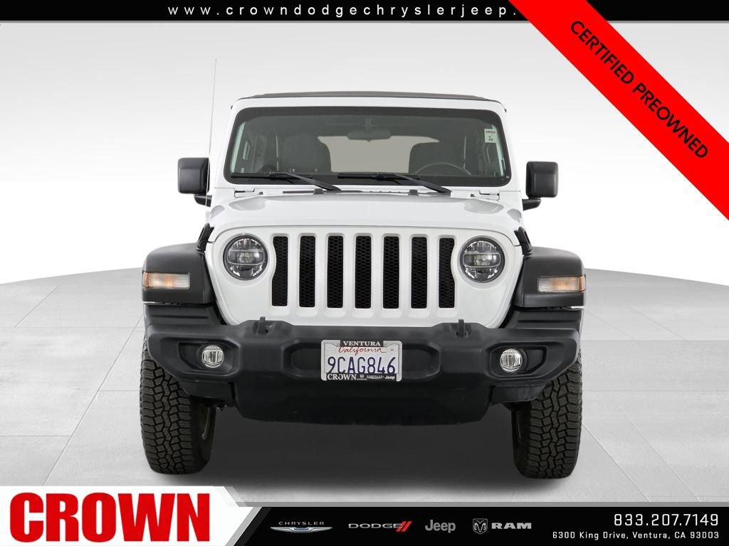 Certified 2022 Jeep Wrangler Unlimited Sport video 2