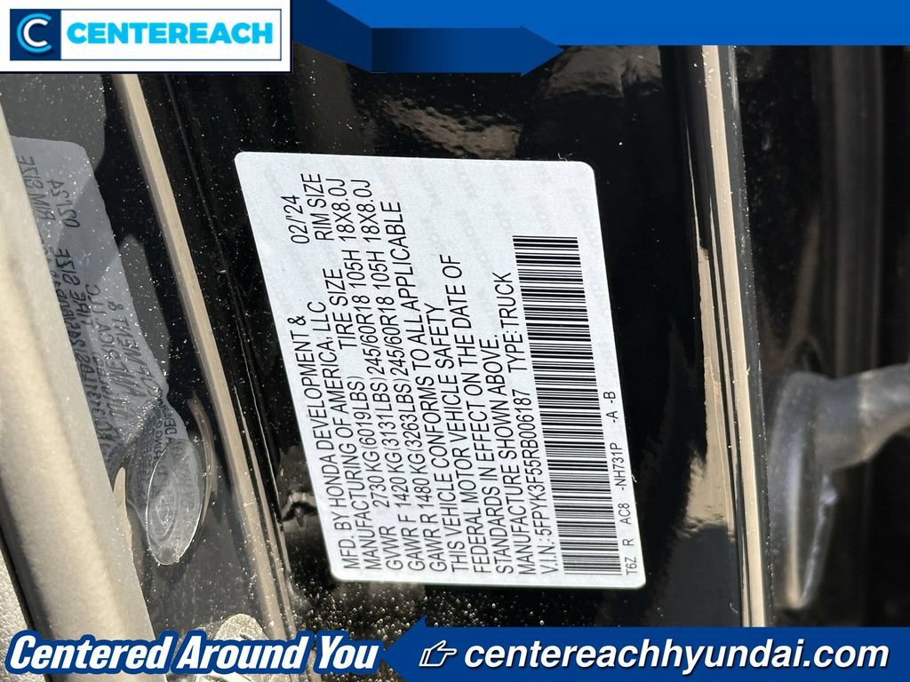 Used 2024 Honda Ridgeline RTL image 18