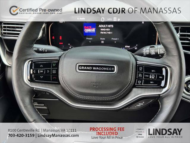 Certified 2024 Jeep Grand Wagoneer Series II Obsidian w/ Quick Order Packagew 28T AWD/4WD image 25