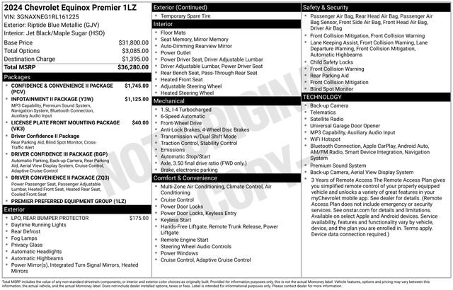 Certified 2024 Chevrolet Equinox Premier FWD image 36