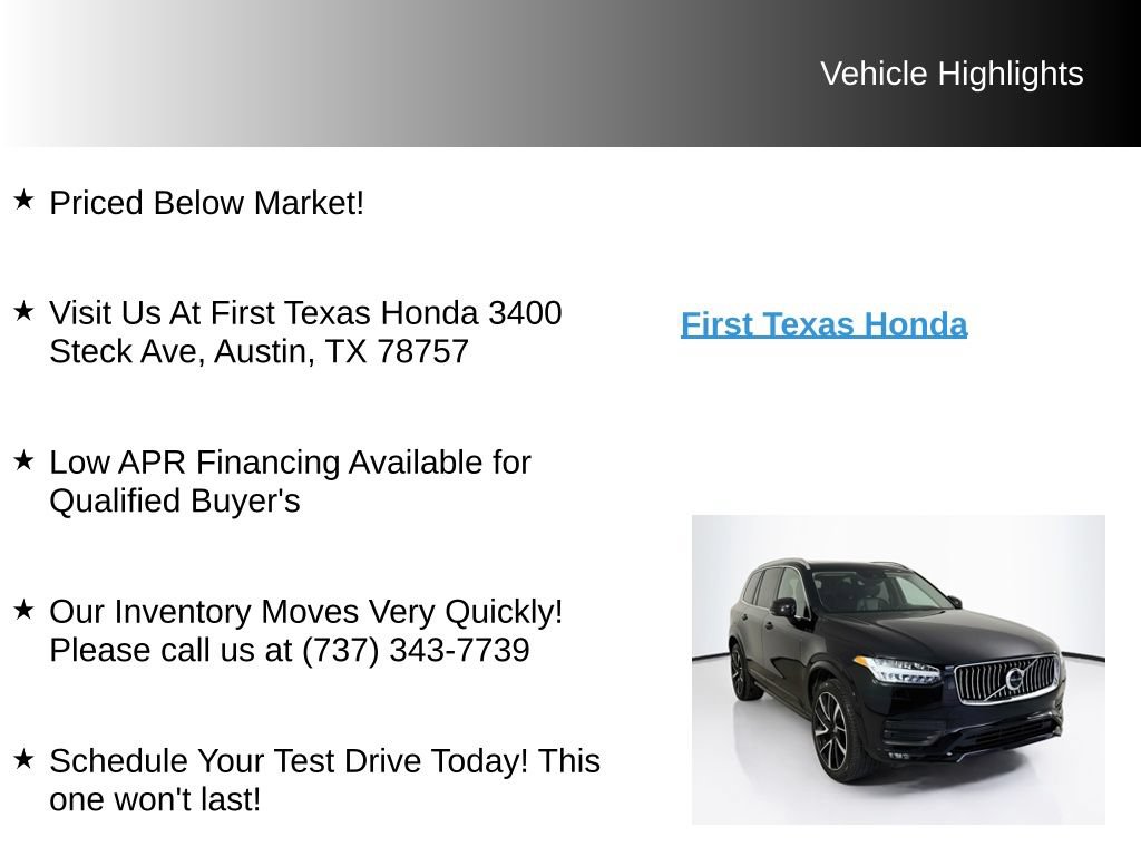 Used 2021 Volvo XC90 T6 Momentum w/ Advanced Package AWD/4WD image 10