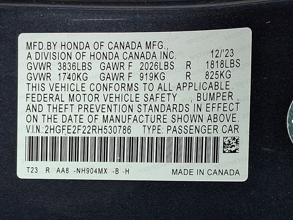 Used 2024 Honda Civic LX image 27