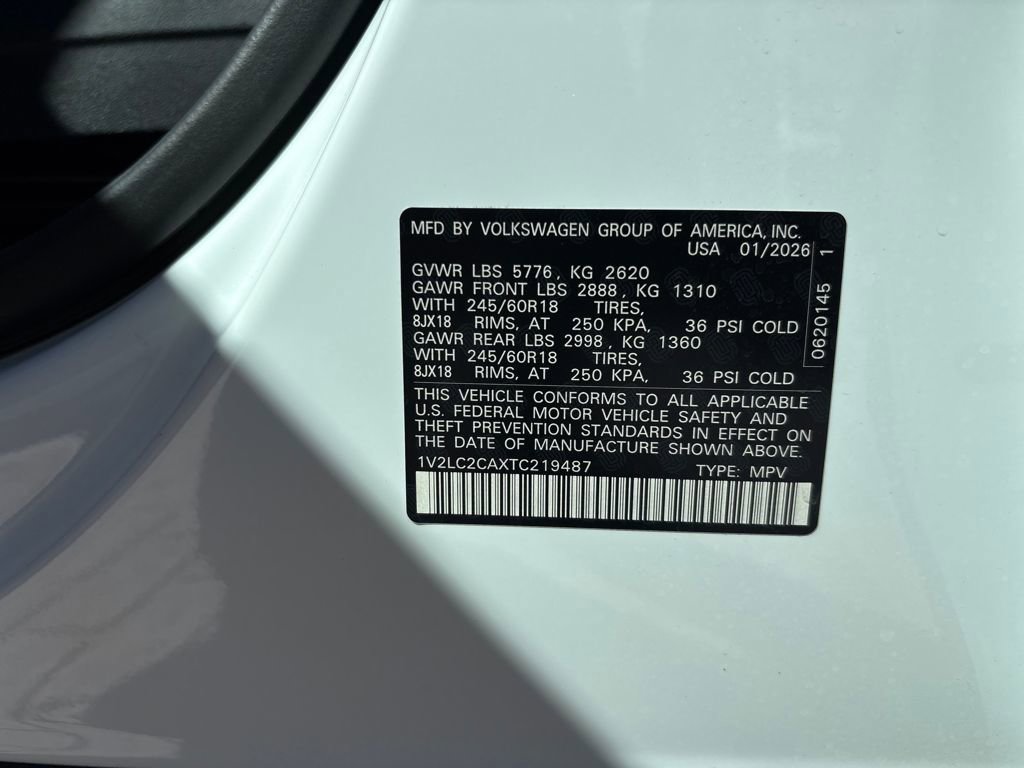 New 2026 Volkswagen Atlas Cross Sport SE image 19