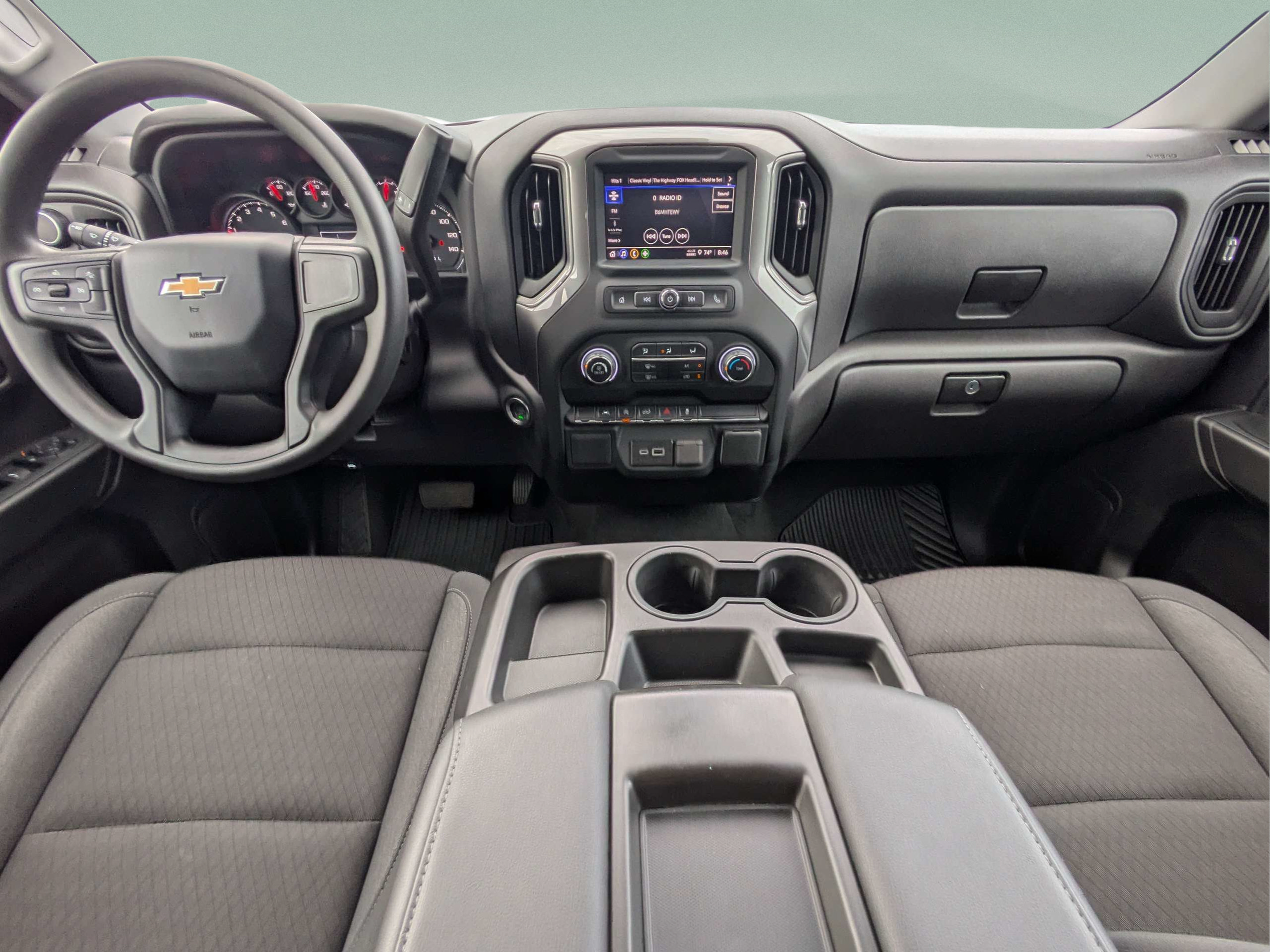 Used 2024 Chevrolet Silverado 1500 Custom w/ Turbomax Blackout Package AWD/4WD image 12