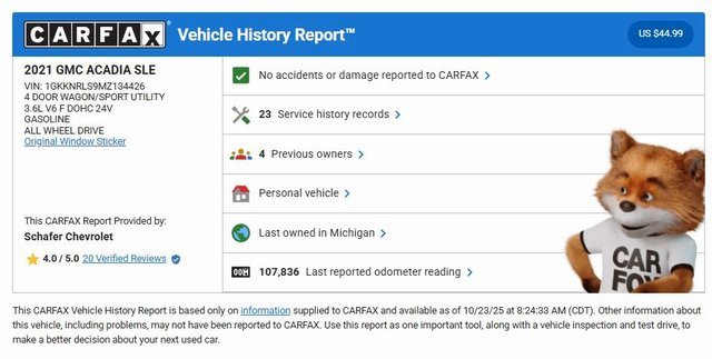 Used 2021 GMC Acadia SLE image 5