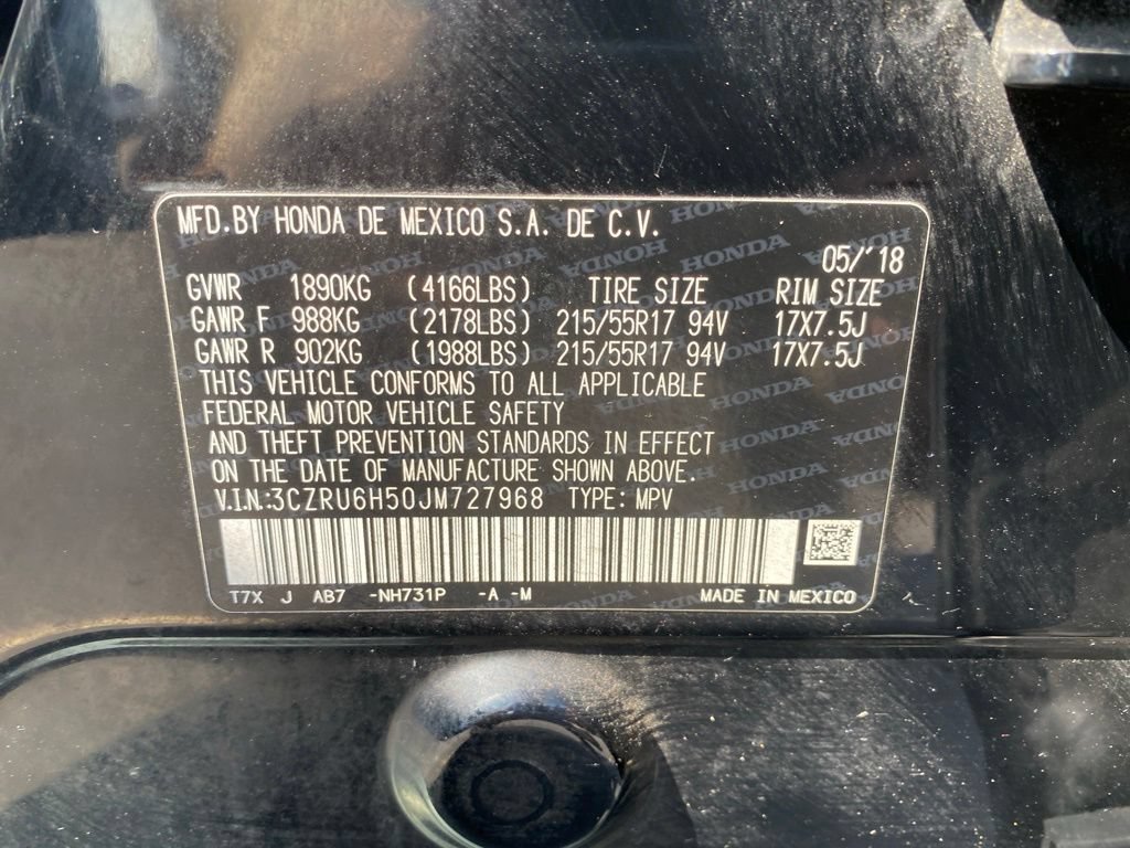 Certified 2018 Honda HR-V EX image 18