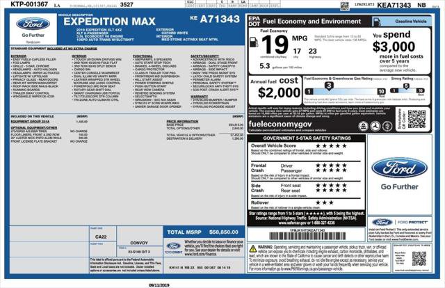 Used 2019 Ford Expedition Max XLT w/ Equipment Group 201A RWD image 4
