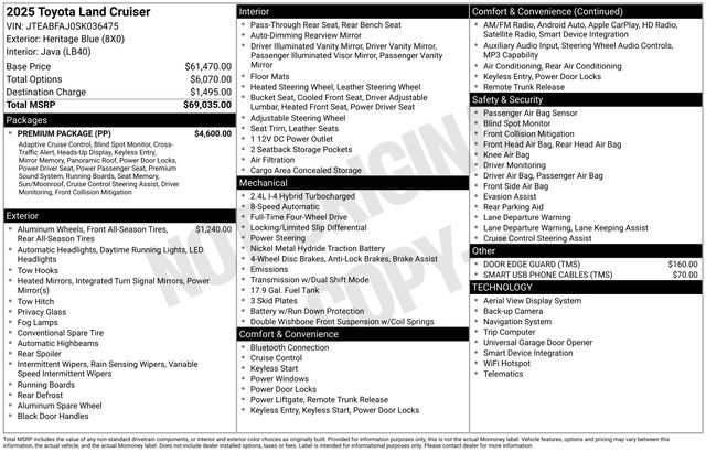 Used 2025 Toyota Land Cruiser w/ Premium Package image 43