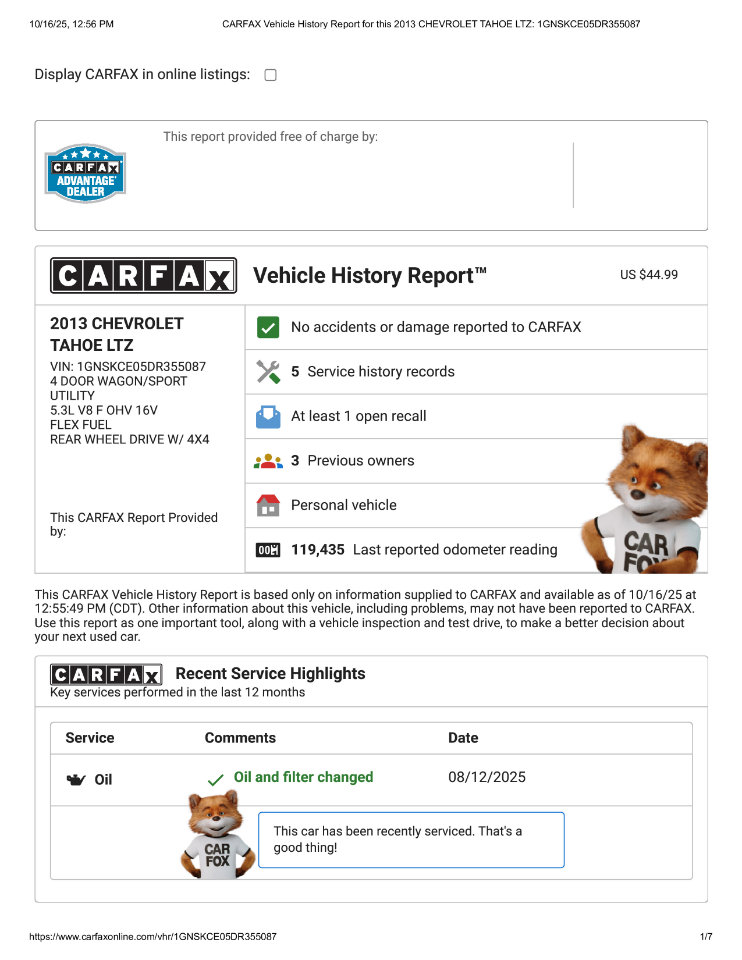 Used 2013 Chevrolet Tahoe LTZ image 87