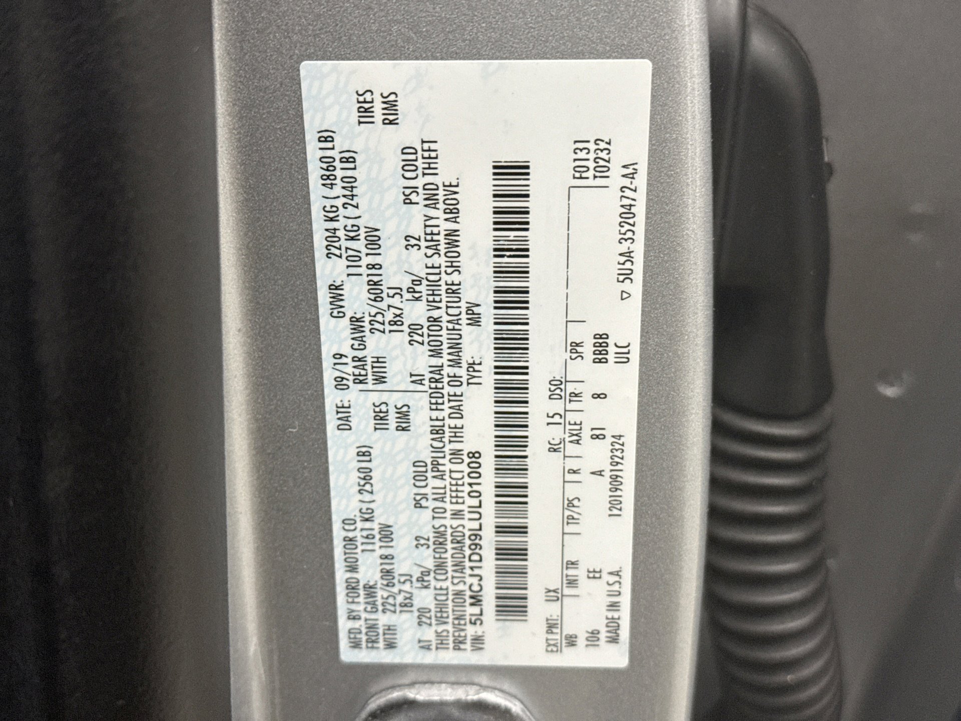 Used 2020 Lincoln Corsair AWD w/ Equipment Group 101A image 23