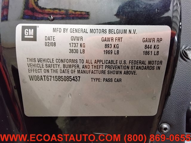 Used 2008 Saturn Astra XR w/ Premium Trim Package FWD image 17