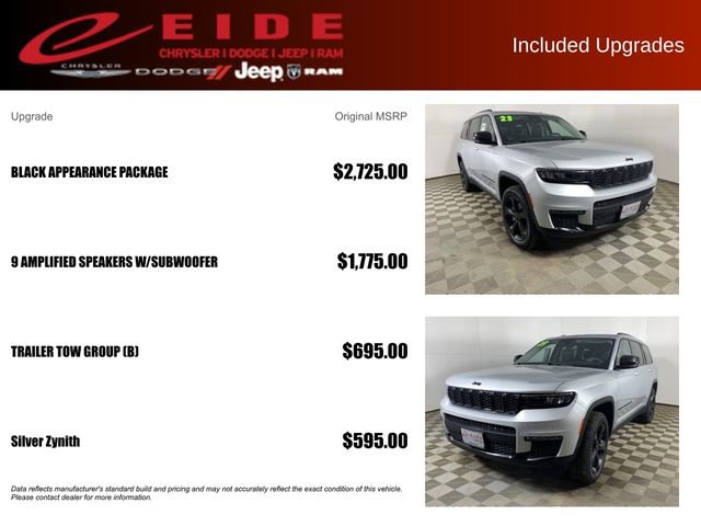 Used 2023 Jeep Grand Cherokee L Limited w/ Black Appearance Package image 12