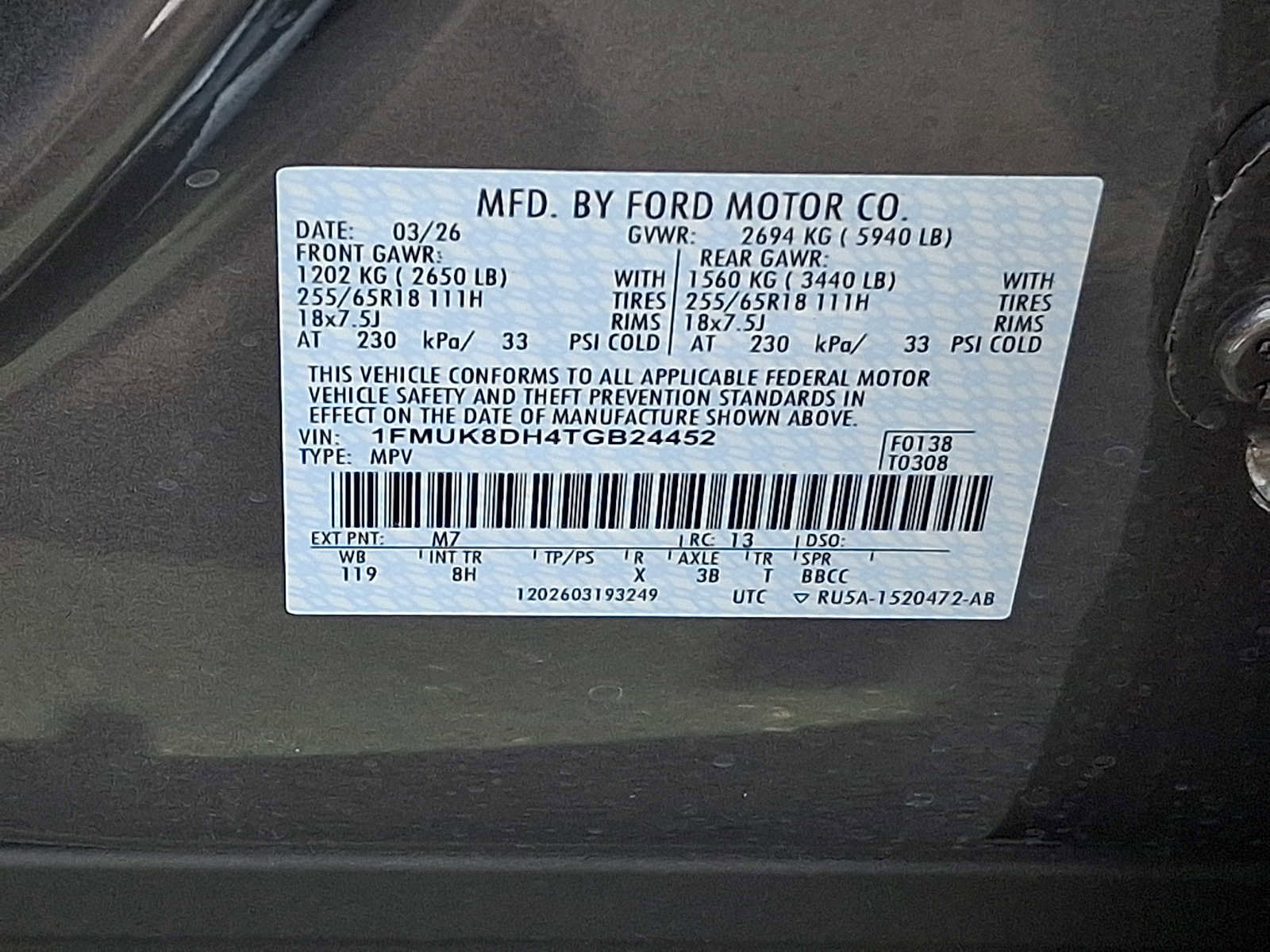 New 2026 Ford Explorer Active AWD/4WD image 22