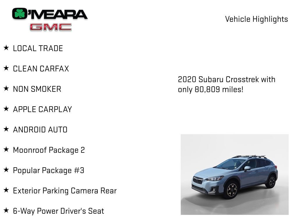 Used 2020 Subaru Crosstrek 2.0i Premium w/ Moonroof Package 2 AWD/4WD image 8
