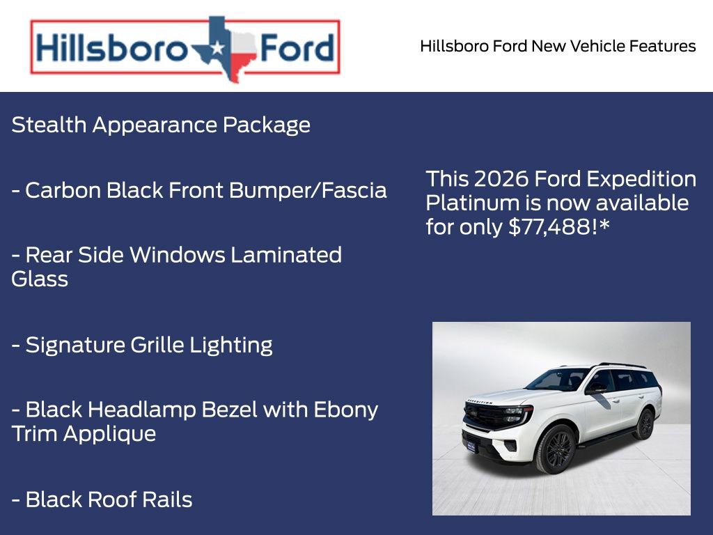New 2026 Ford Expedition Platinum w/ Stealth Appearance Package image 14