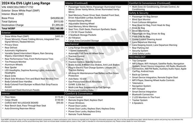 Certified 2024 Kia EV6 Light AWD/4WD image 27