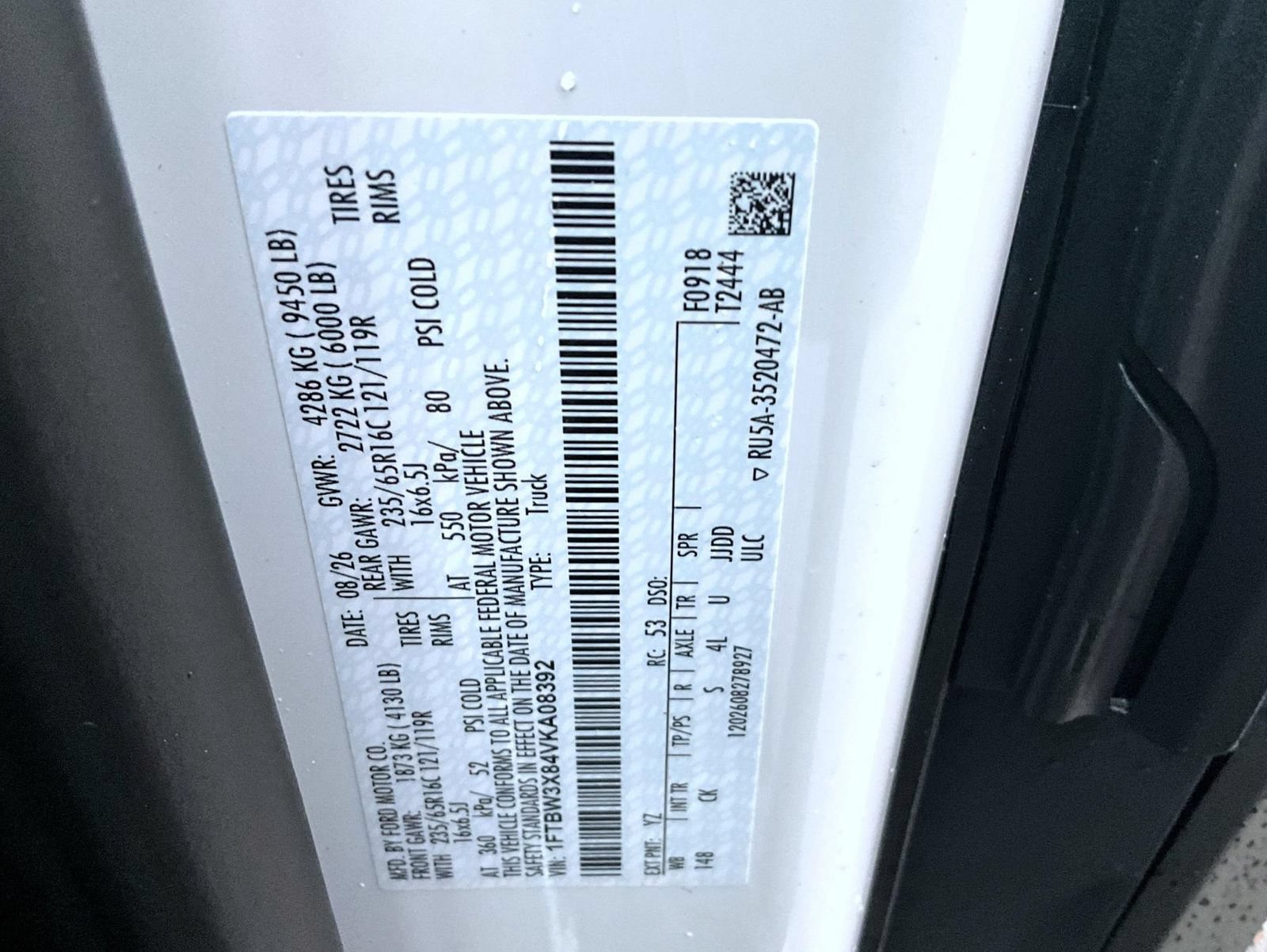 New 2027 Ford Transit 350 148 High Roof Extended w/ Load Area Protection Package RWD image 23